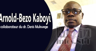 Arnold-Bezo Kaboyi, collaborateur du dr. Denis Mukwege