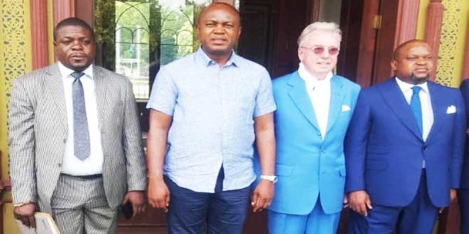 Kinshasa  Gentiny Ngobila rencontre des partenaires en Europe