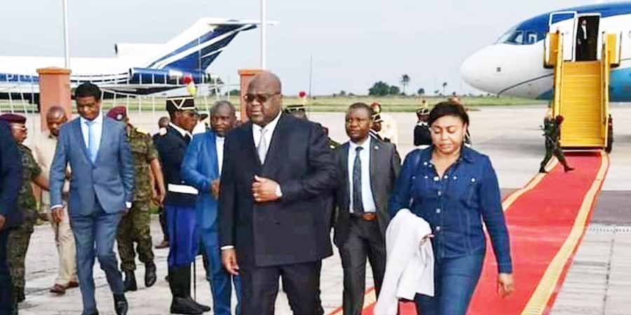 Rdc Félix Tshisekedi A Enfin Regagné Kinshasa Après Sa Tournée Euro