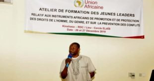 les jeunes leaders Congolais outillés sur les instruments juridiques africains