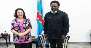 Joseph Kabila et Leila Zerrougui