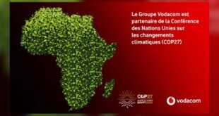Groupe Vodacom, principal partenaire technologique de la Conférence des Nations Unies sur les Changements Climatiques (COP27)