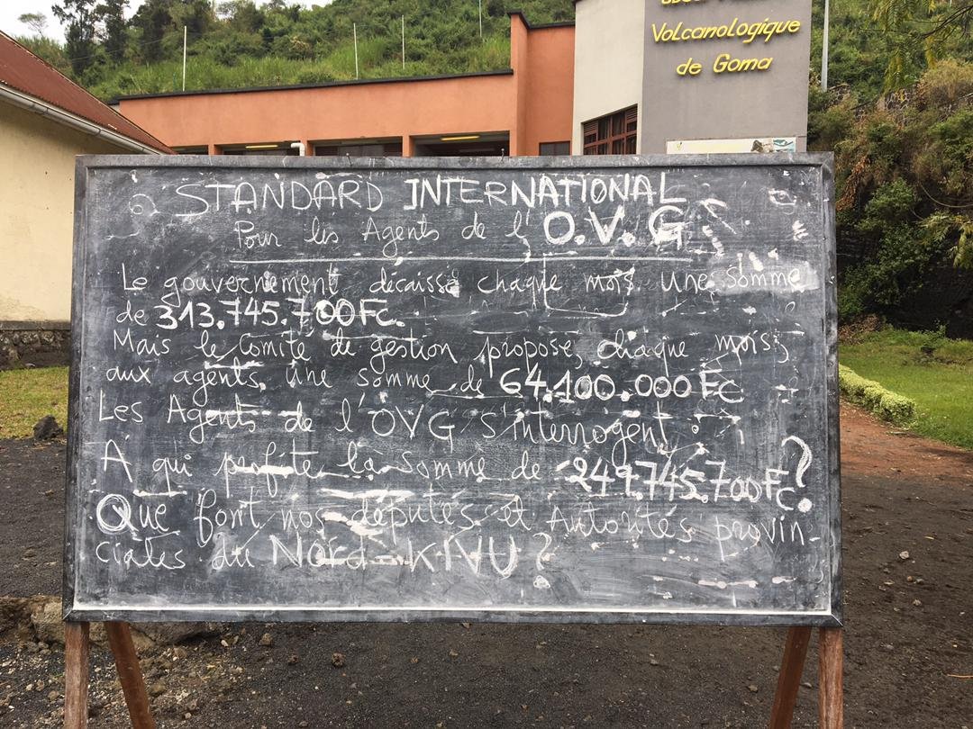 RDC : Une vive tension à l'OVG après le passage du ministre à la recherche scientifique à Goma